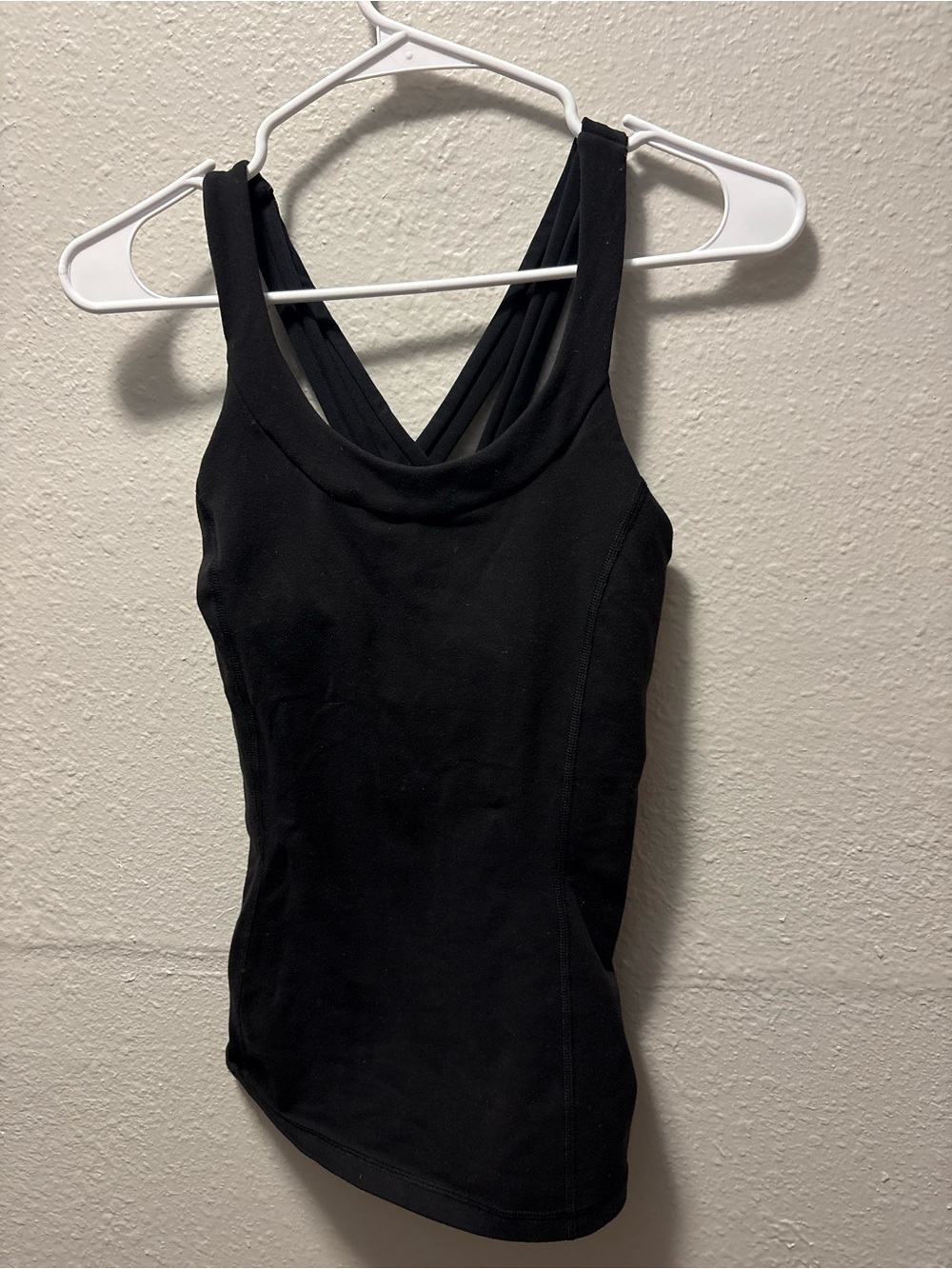 lululemon athletica Black Cross-Back Tank Top